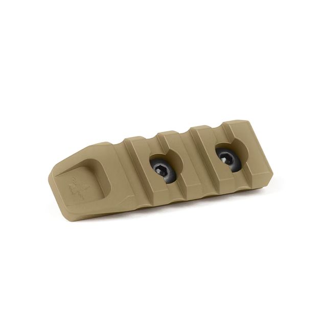 Крук Рейка Пікатінні на 4 слоти із кріпленням стандарту  M-Lok Coyote Tan (9004)