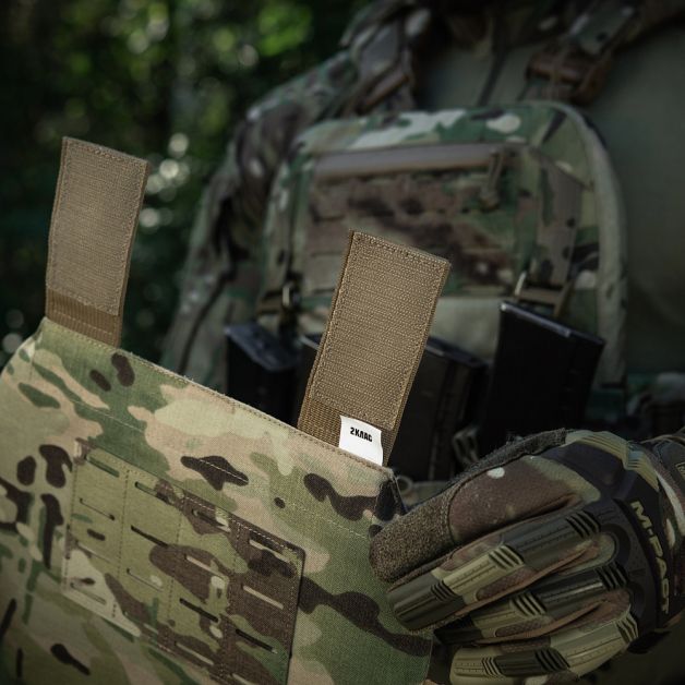 M-Tac фартух протиуламковий з балістичним пакетом 2 клас (BRONYX) Laser Cut XL Multicam