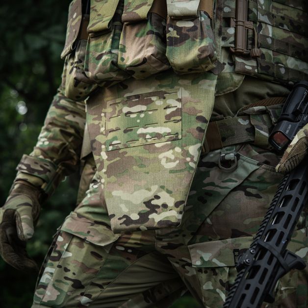 M-Tac фартух протиуламковий з балістичним пакетом 2 клас (BRONYX) Laser Cut Multicam