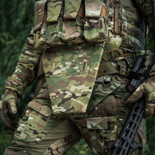 M-Tac фартух протиуламковий з балістичним пакетом 1 клас (BRONYX) Laser Cut Multicam