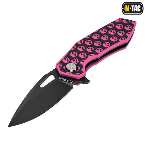 M-Tac ніж складний Type 12 Skull Black/Pink
