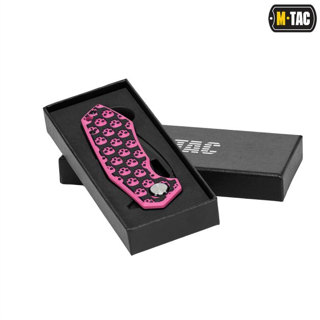 M-Tac ніж складний Type 12 Skull Black/Pink