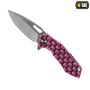 M-Tac ніж складний Type 12 Skull Black/Pink/Steel
