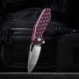 M-Tac ніж складний Type 12 Skull Black/Pink/Steel