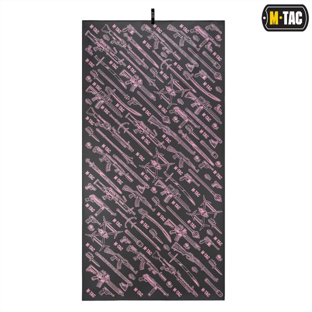 M-Tac полотенце микрофибра Weapon 150х75 pink