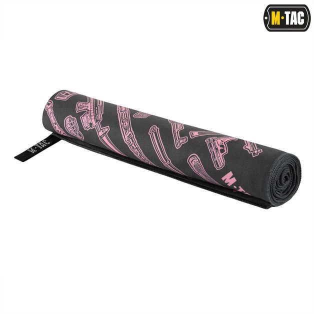 M-Tac полотенце микрофибра Weapon 150х75 pink