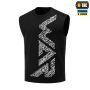 M-Tac футболка безрукавка WAR Cotton Hard Black
