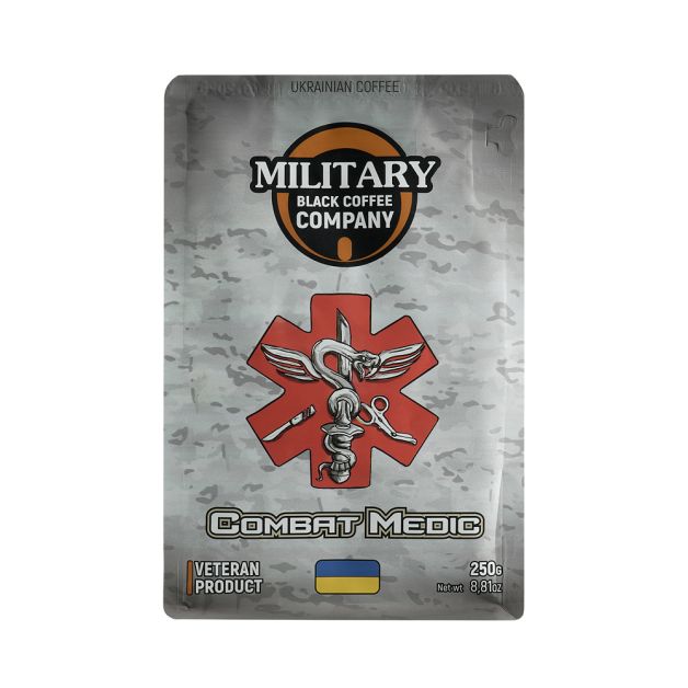 Military Black Coffee Company зерно Combat Medic-Бразилия сантос Арабика