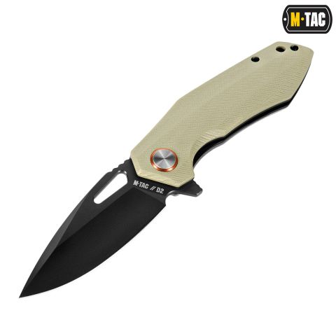 M-Tac ніж складний Type 12 Sand/Black