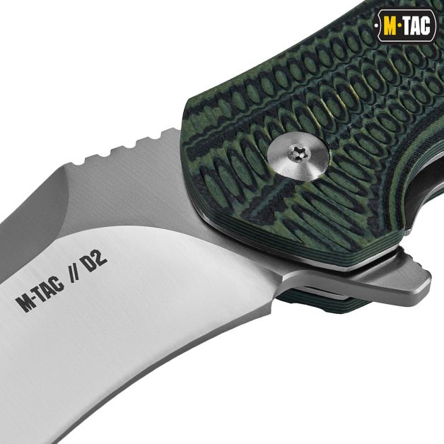 M-Tac нож складной Type 21 Dragon skin Black/Olive