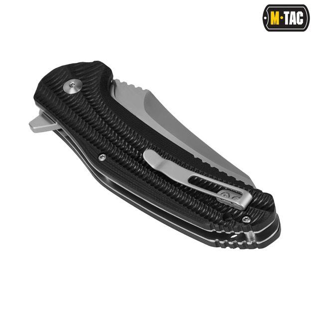 M-Tac нож складной Type 21 Dragon skin Black/Steel