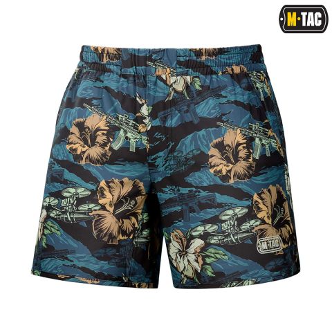 M-Tac шорты Holiday Tiger flowers Navy Blue