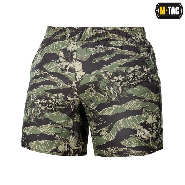 M-Tac шорти Holiday Tiger flowers Green