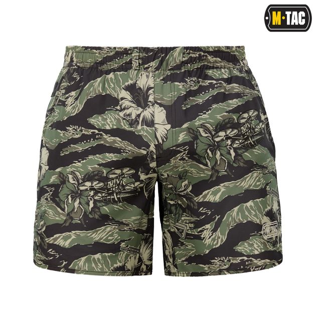 M-Tac шорти Holiday Tiger flowers Green