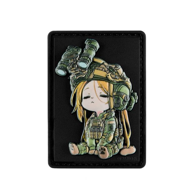 Нашивка Tactical girl №12 PVC
