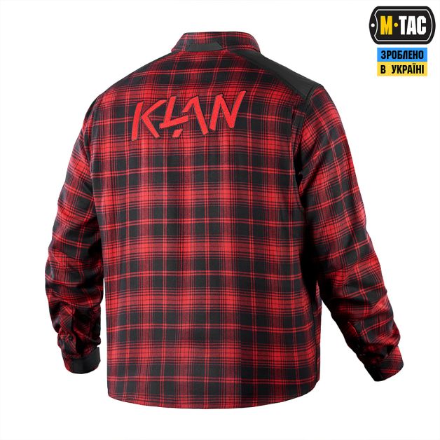 M-Tac рубашка Redneck Shirt KLAN Embroidery Red/Black