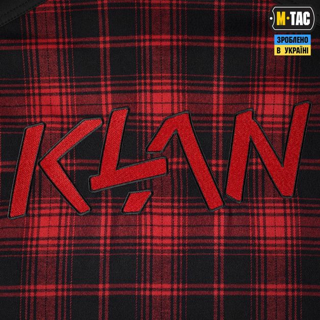 M-Tac рубашка Redneck Shirt KLAN Embroidery Red/Black