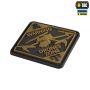 M-Tac нашивка Drones Zone PVC Black/Coyote