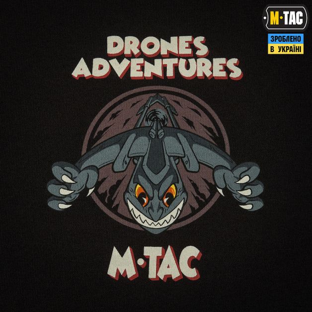 M-Tac футболка Drones Adventures Cotton Hard Black