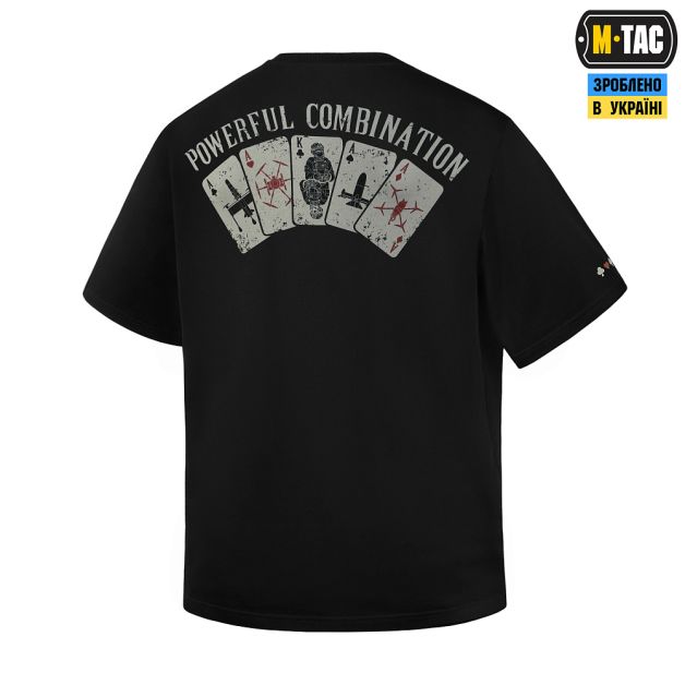 M-Tac футболка Powerful Combination Cotton Hard Black