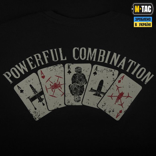 M-Tac футболка Powerful Combination Cotton Hard Black