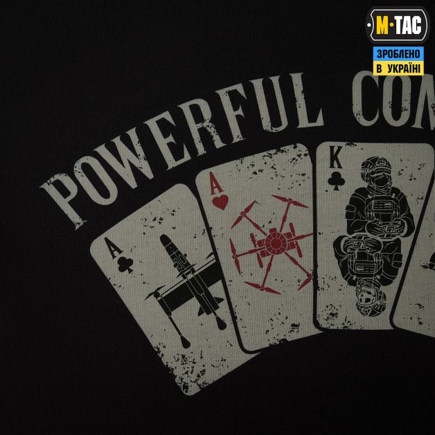 M-Tac футболка Powerful Combination Cotton Hard Black