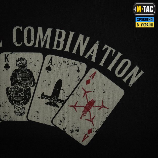 M-Tac футболка Powerful Combination Cotton Hard Black