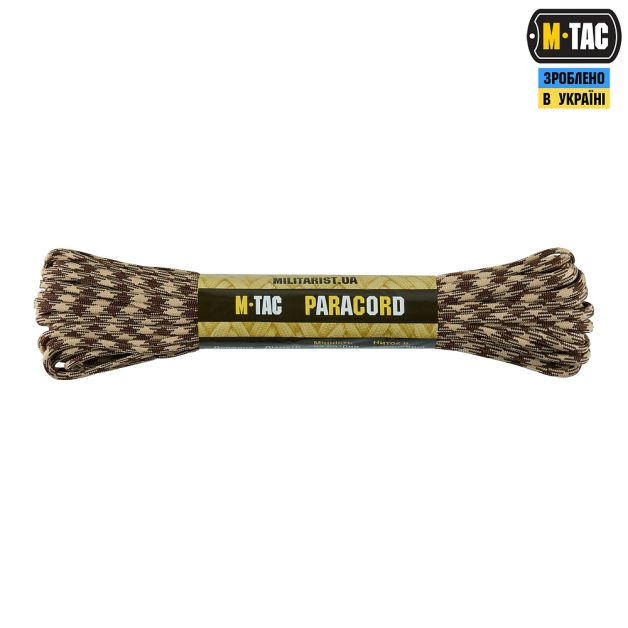 M-Tac паракорд 550 type III 15m Brown/Sand