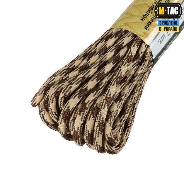 M-Tac паракорд 550 type III 15m Brown/Sand