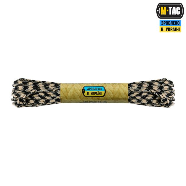 M-Tac паракорд 550 type III 15m Black/Sand
