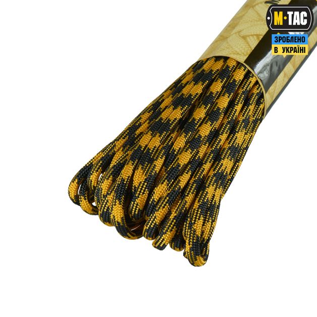 M-Tac паракорд 550 type III 15m Black/Goldenrod
