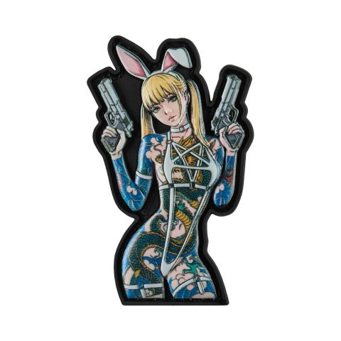 Нашивка Tactical girl Playboy Якудза PVC
