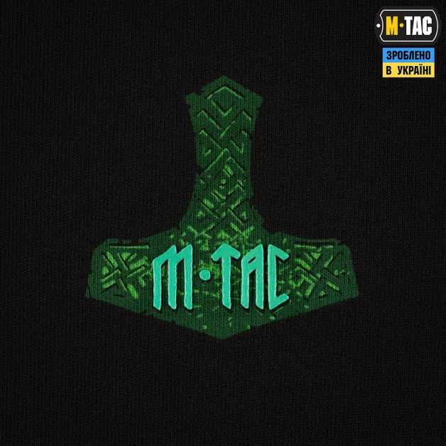 M-Tac кофта Hoodie Ragnarok Night Vision Cotton Hard Black