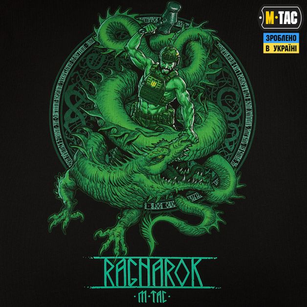 M-Tac кофта Hoodie Ragnarok Night Vision Cotton Hard Black