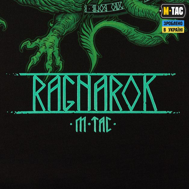 M-Tac кофта Hoodie Ragnarok Night Vision Cotton Hard Black