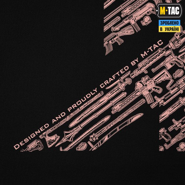 M-Tac футболка безрукавка WAR Cotton Hard Black/Ash Rose